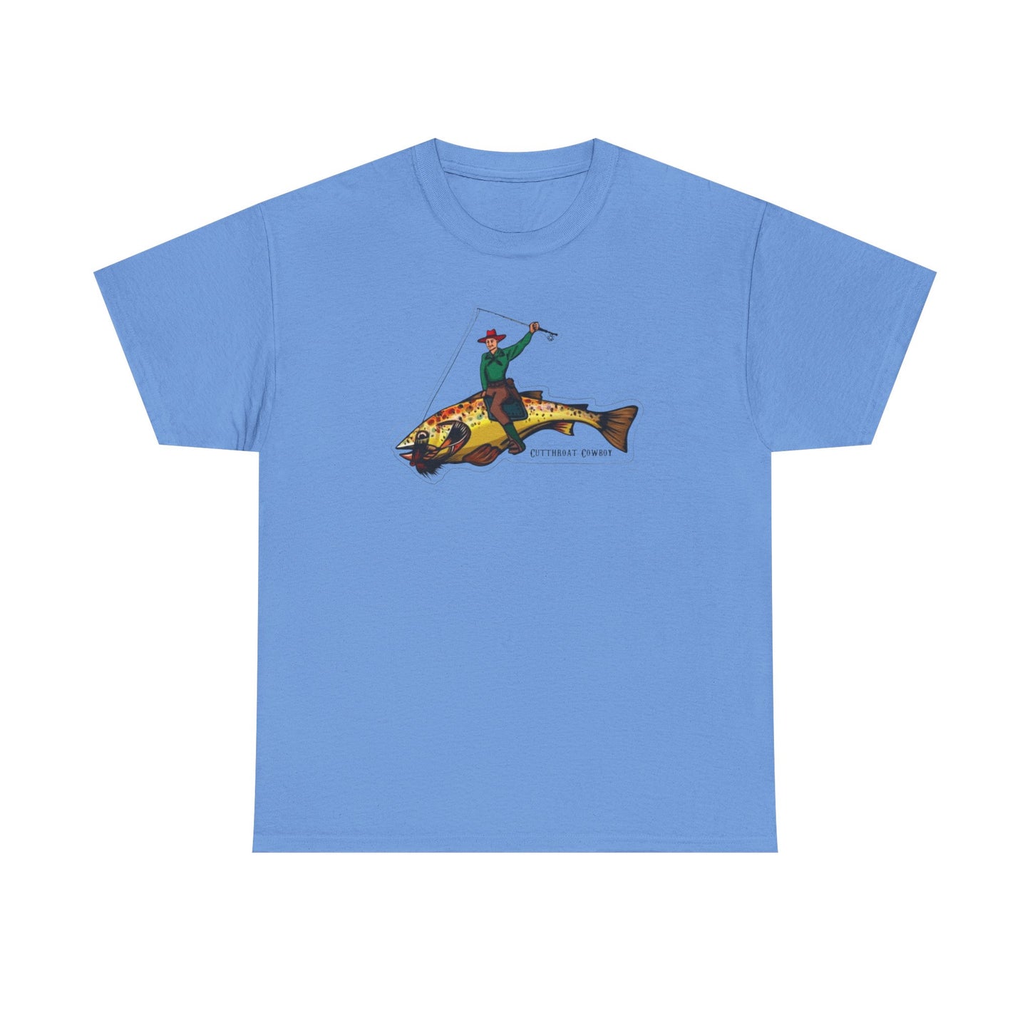 Cut throat cowboy unisex heavy cotton t-shirt
