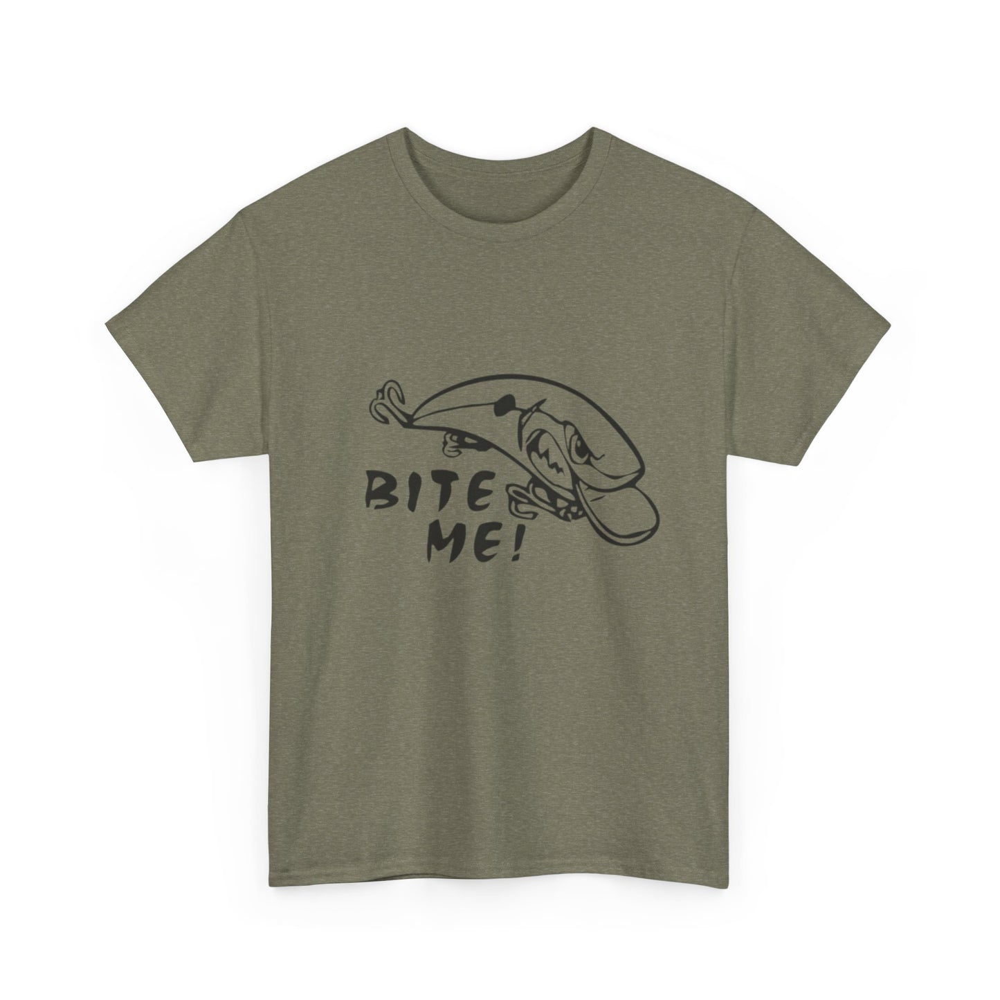 Bite me unisex heavy cotton t-shirt