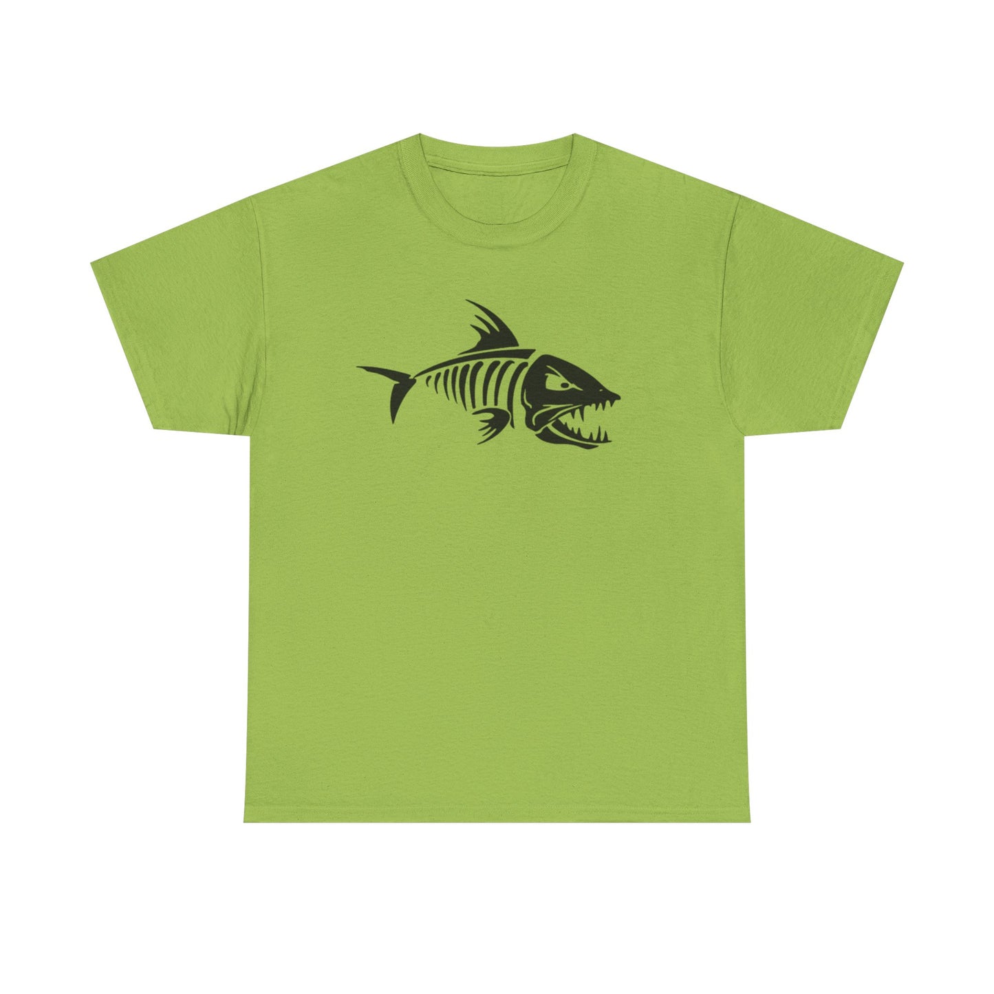 Fish bones unisex heavy cotton t-shirt