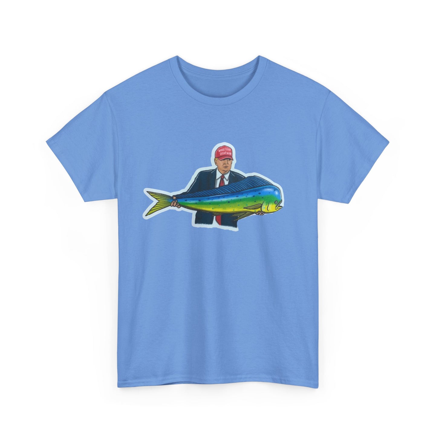 Donald trump fishing unisex heavy cotton t-shirt