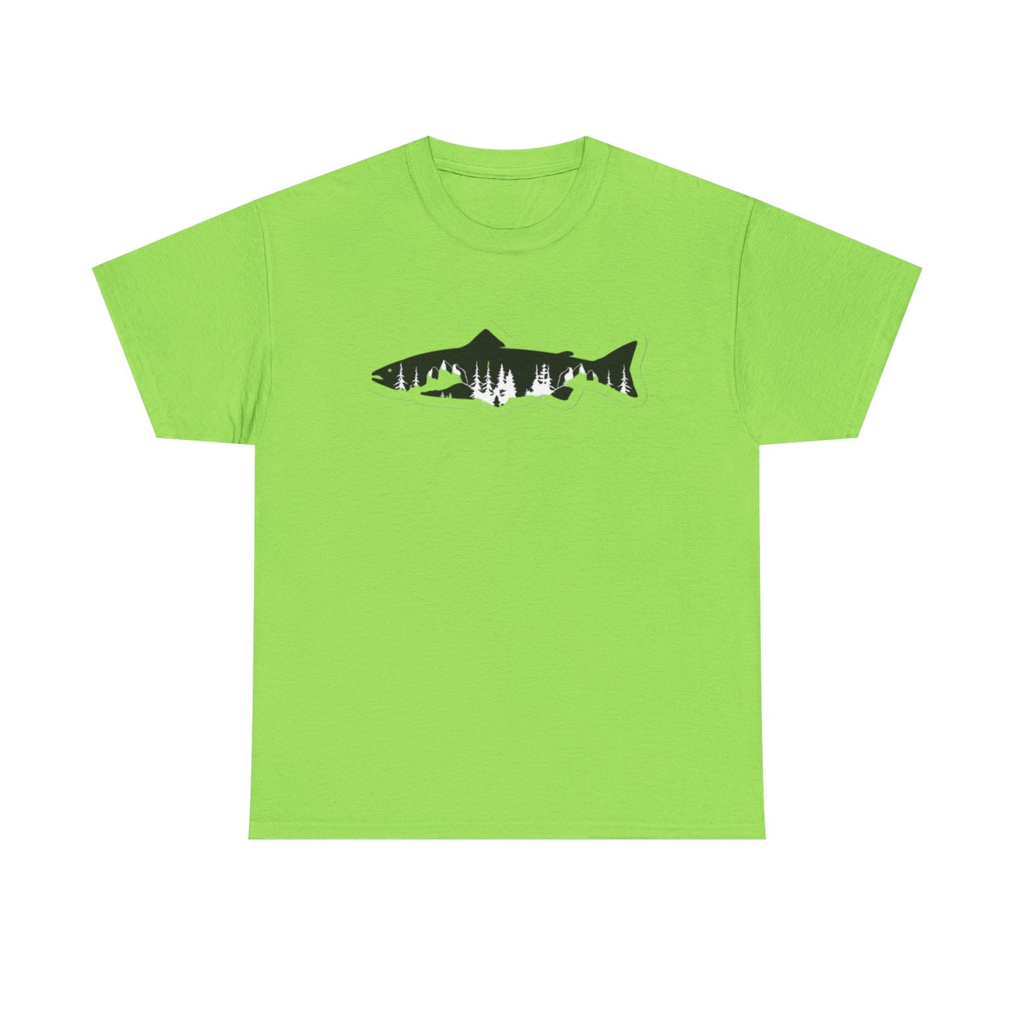 Nature fish unisex heavy cotton t-shirt