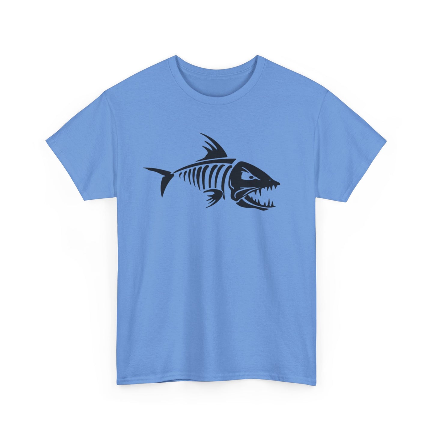 Fish bones unisex heavy cotton t-shirt