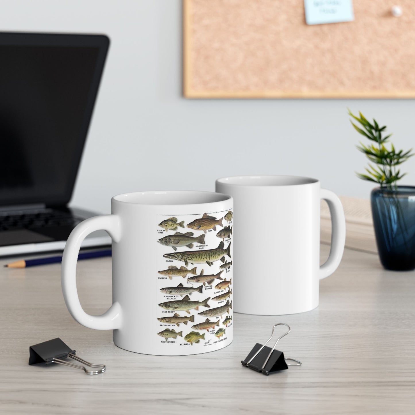Fish chart mug