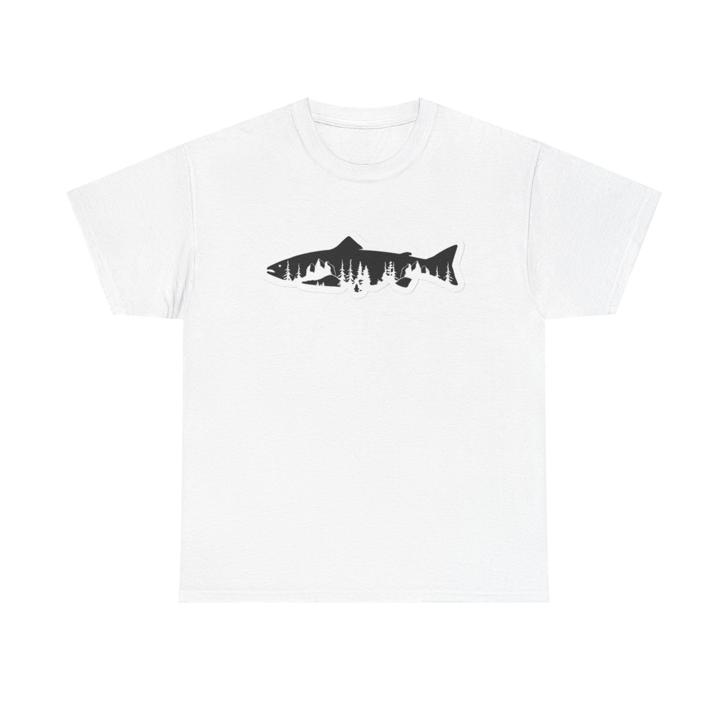 Nature fish unisex heavy cotton t-shirt