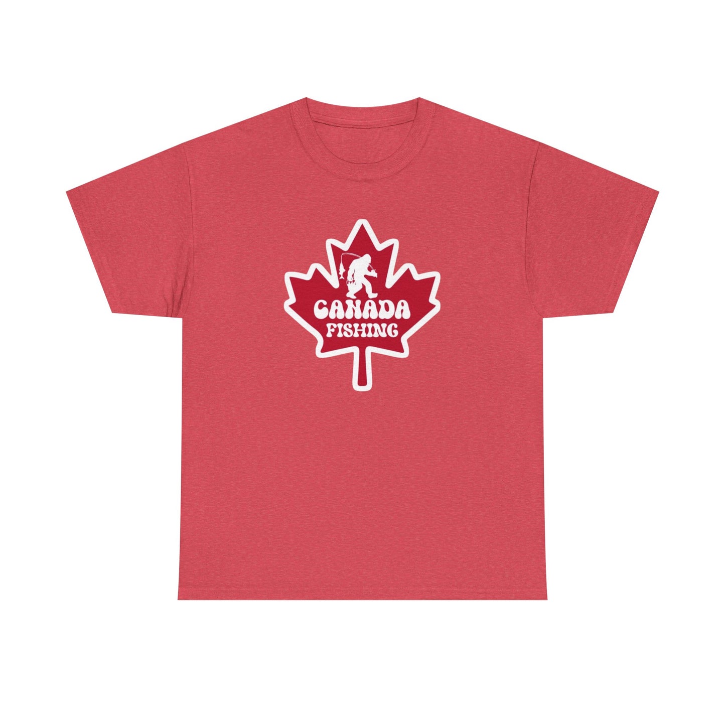 Canada fishing unisex heavy cotton t-shirt