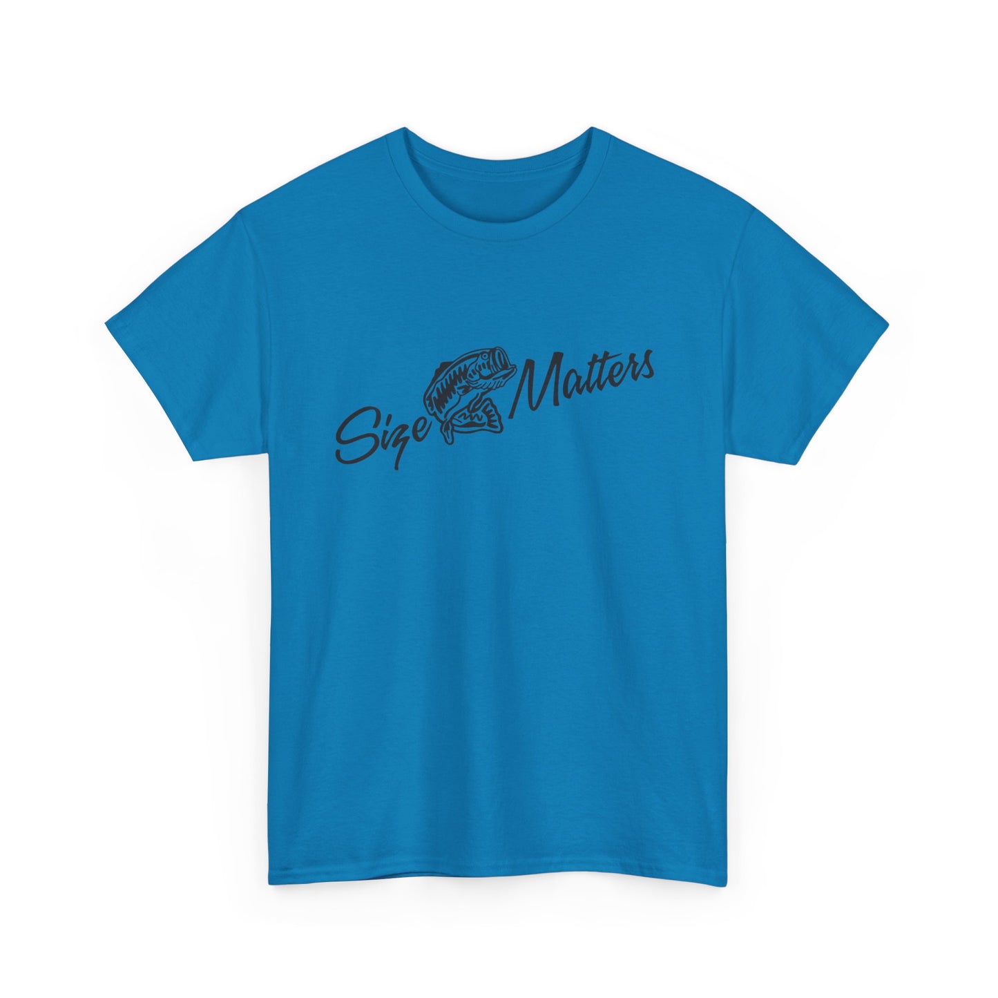 Size matters unisex heavy cotton t-shirt