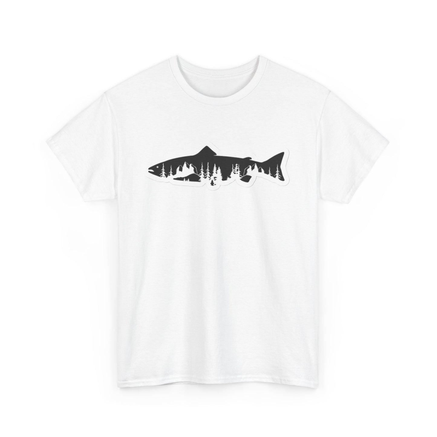 Nature fish unisex heavy cotton t-shirt