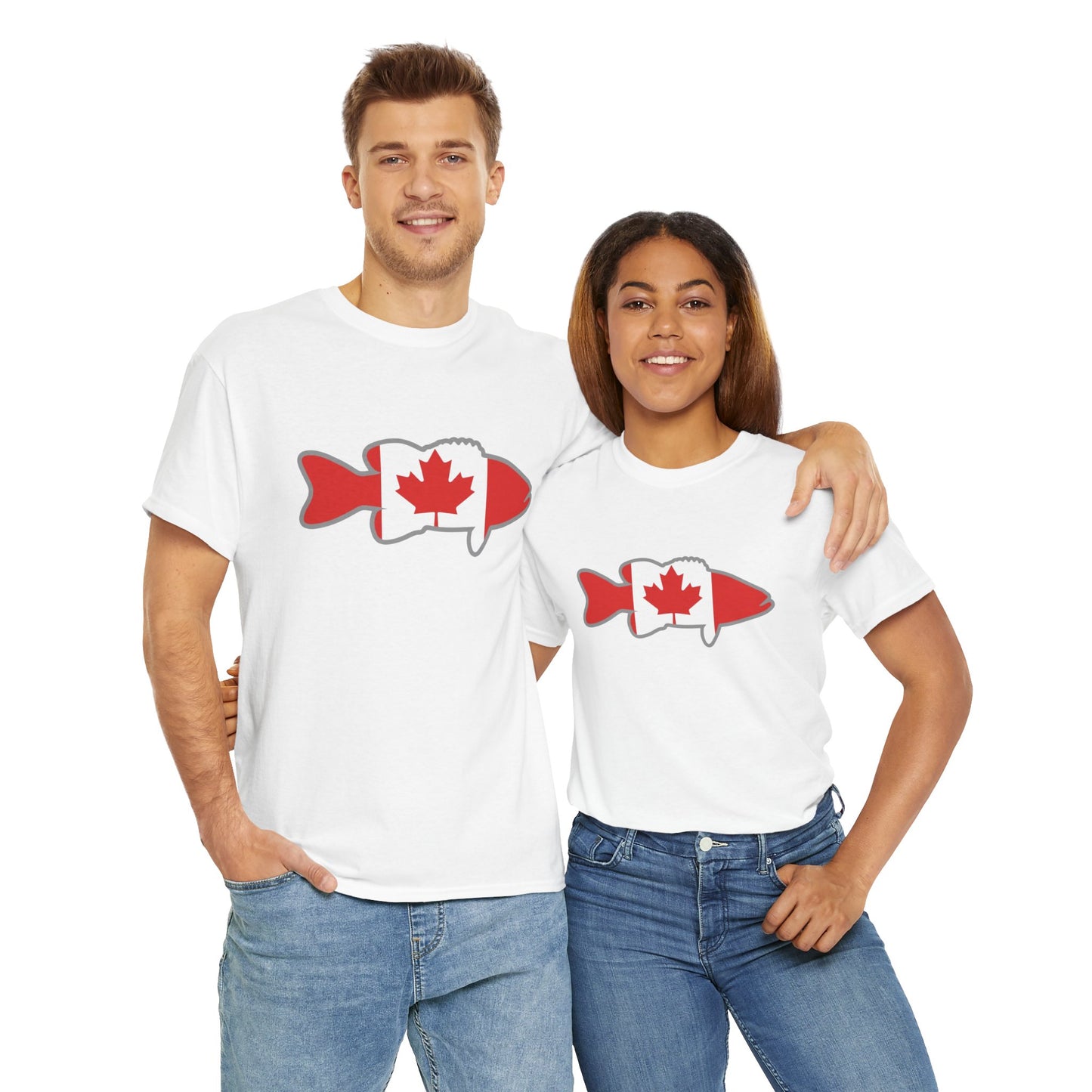 Canada fish unisex heavy cotton t-shirt