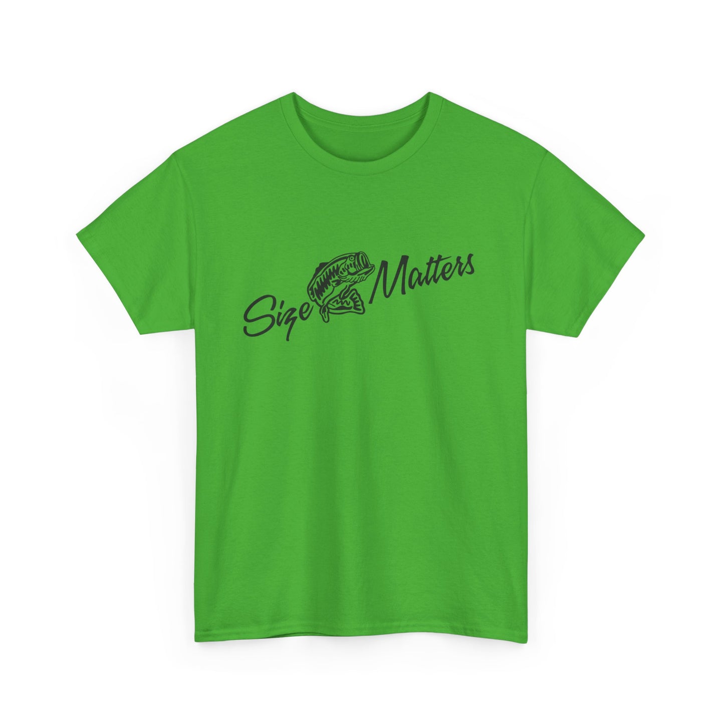 Size matters unisex heavy cotton t-shirt