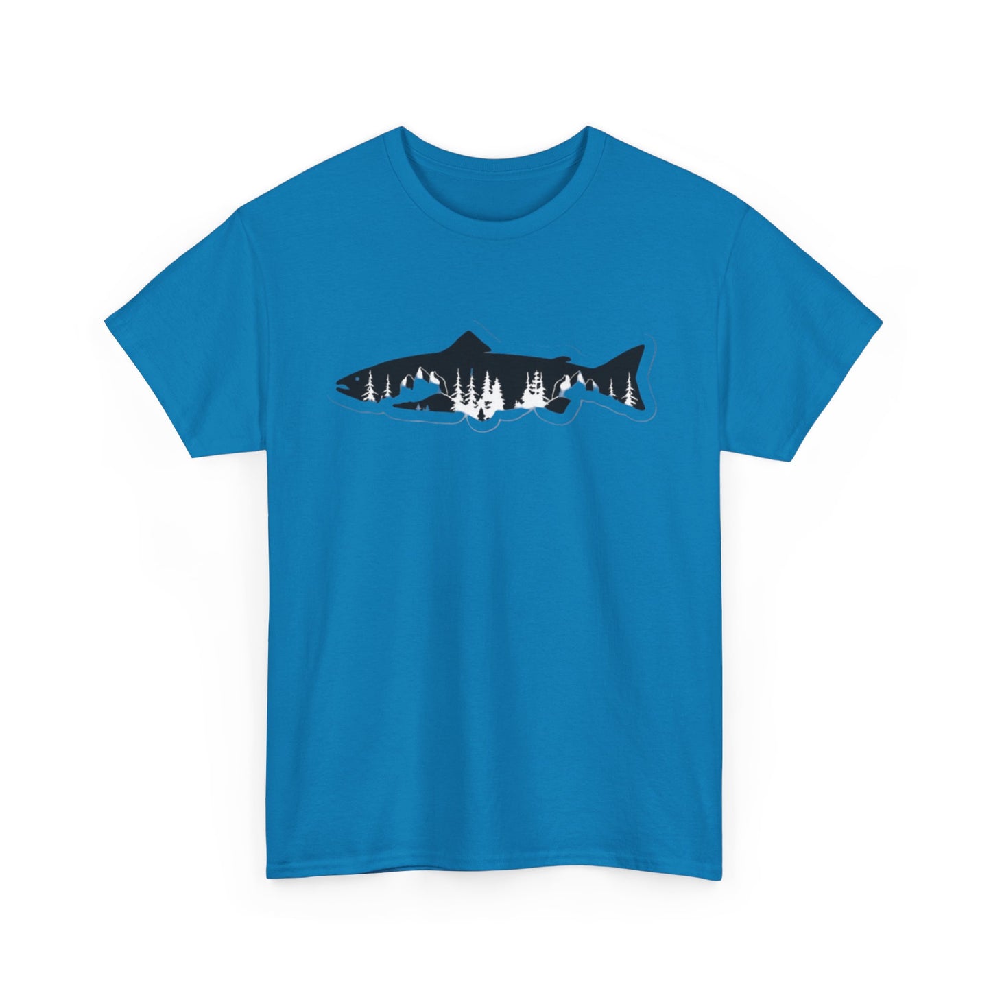Nature fish unisex heavy cotton t-shirt