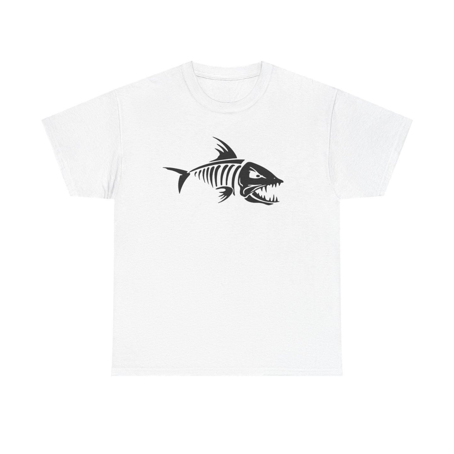 Fish bones unisex heavy cotton t-shirt