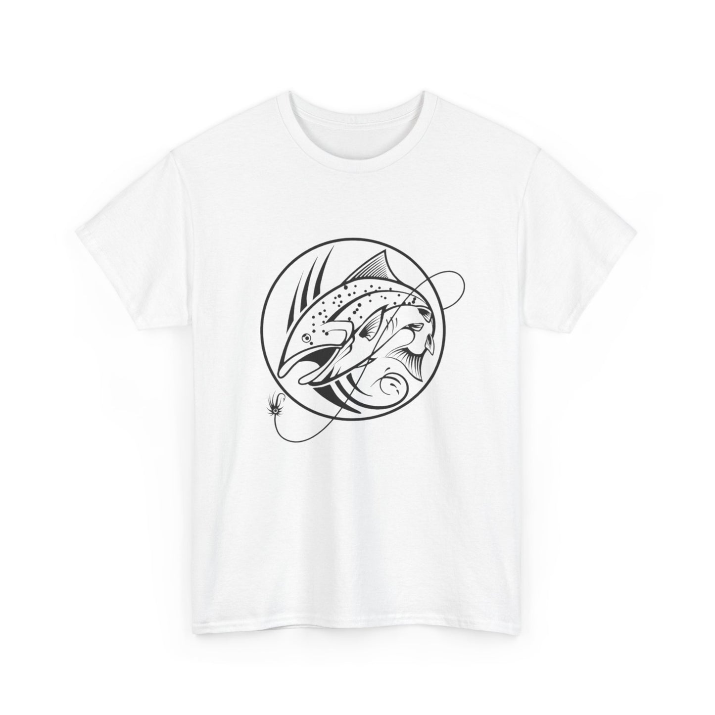 Fishing unisex heavy cotton t-shirt