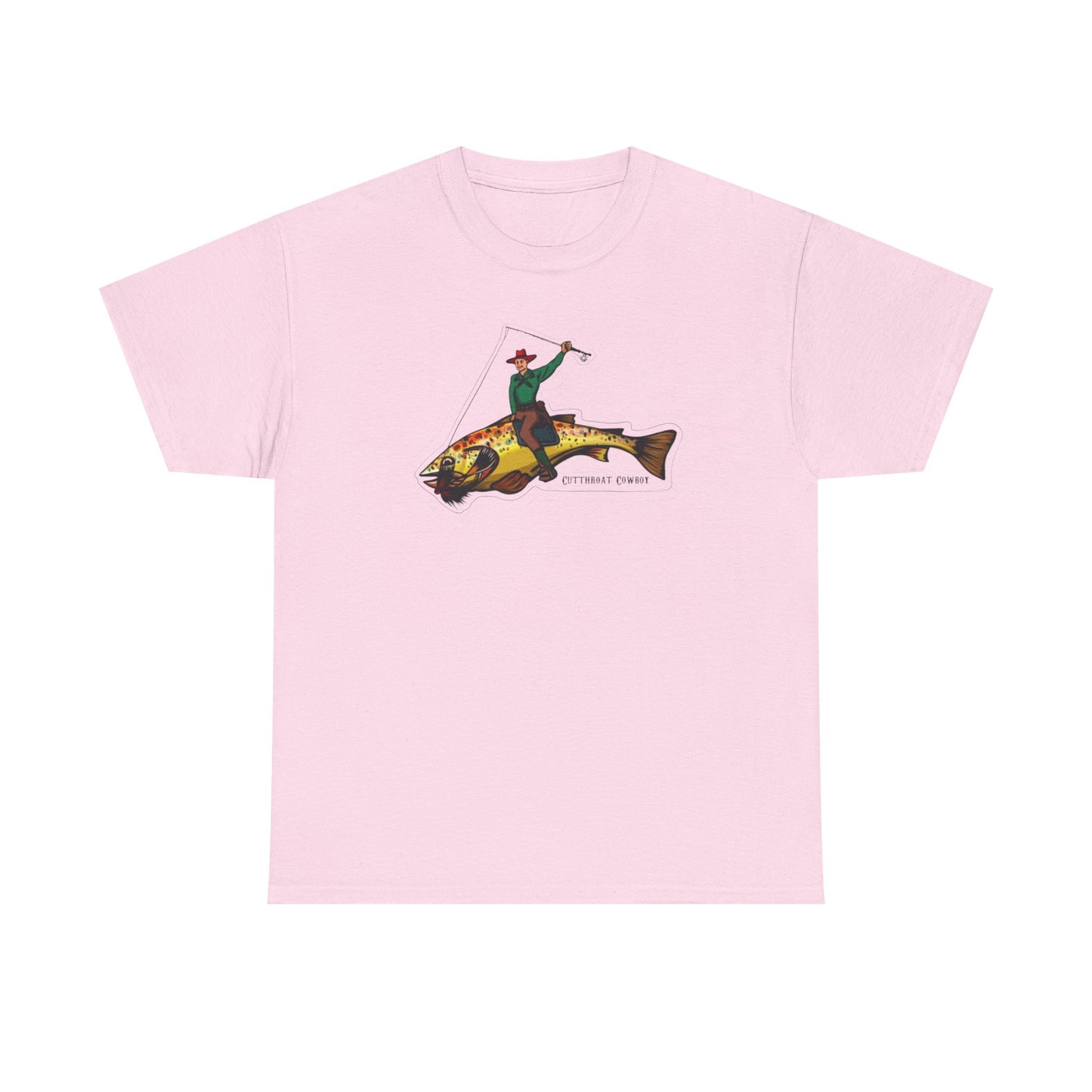 Cut throat cowboy unisex heavy cotton t-shirt