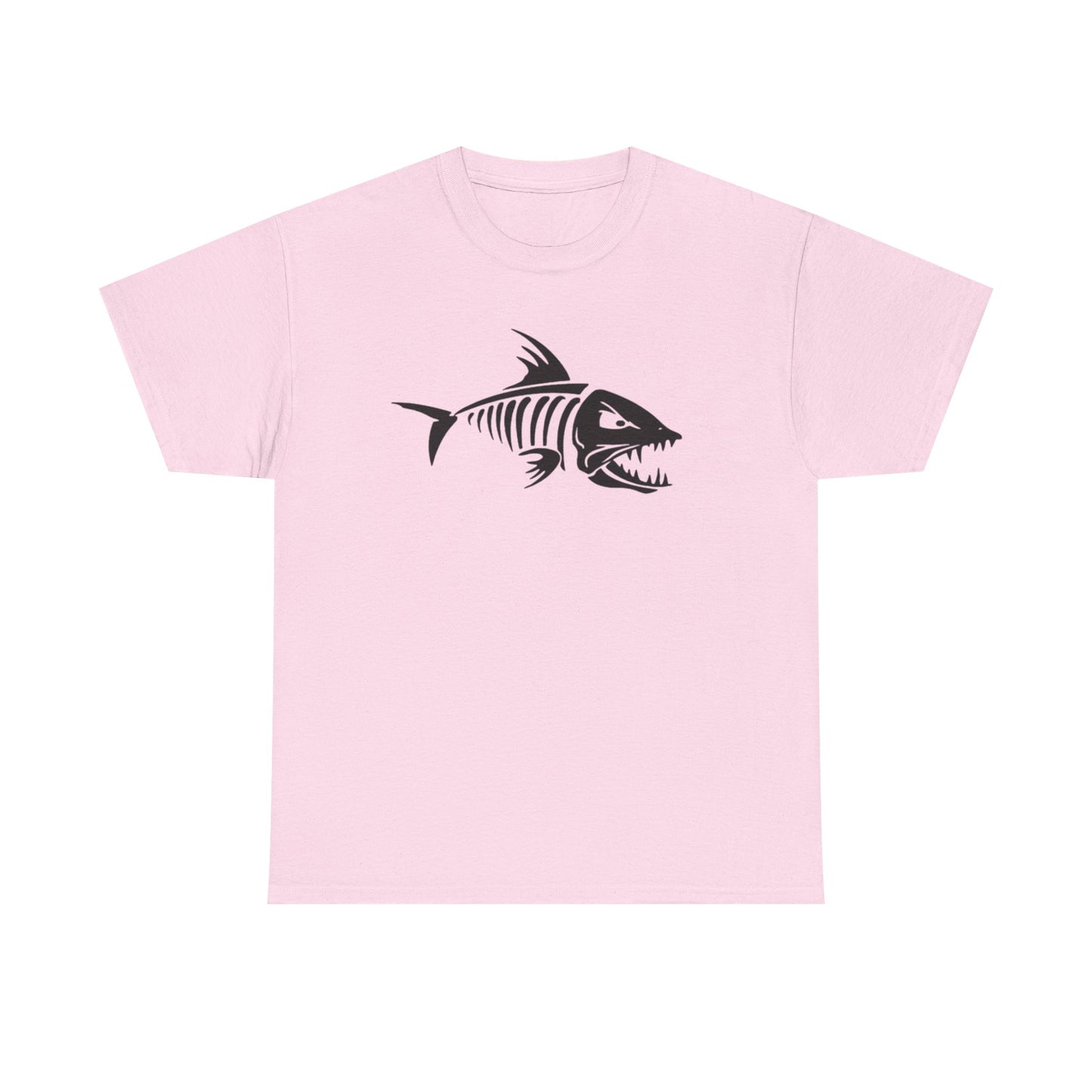 Fish bones unisex heavy cotton t-shirt