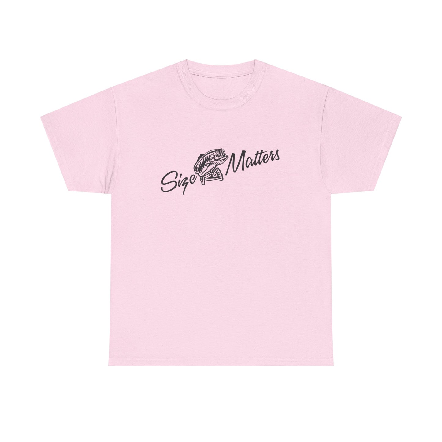 Size matters unisex heavy cotton t-shirt