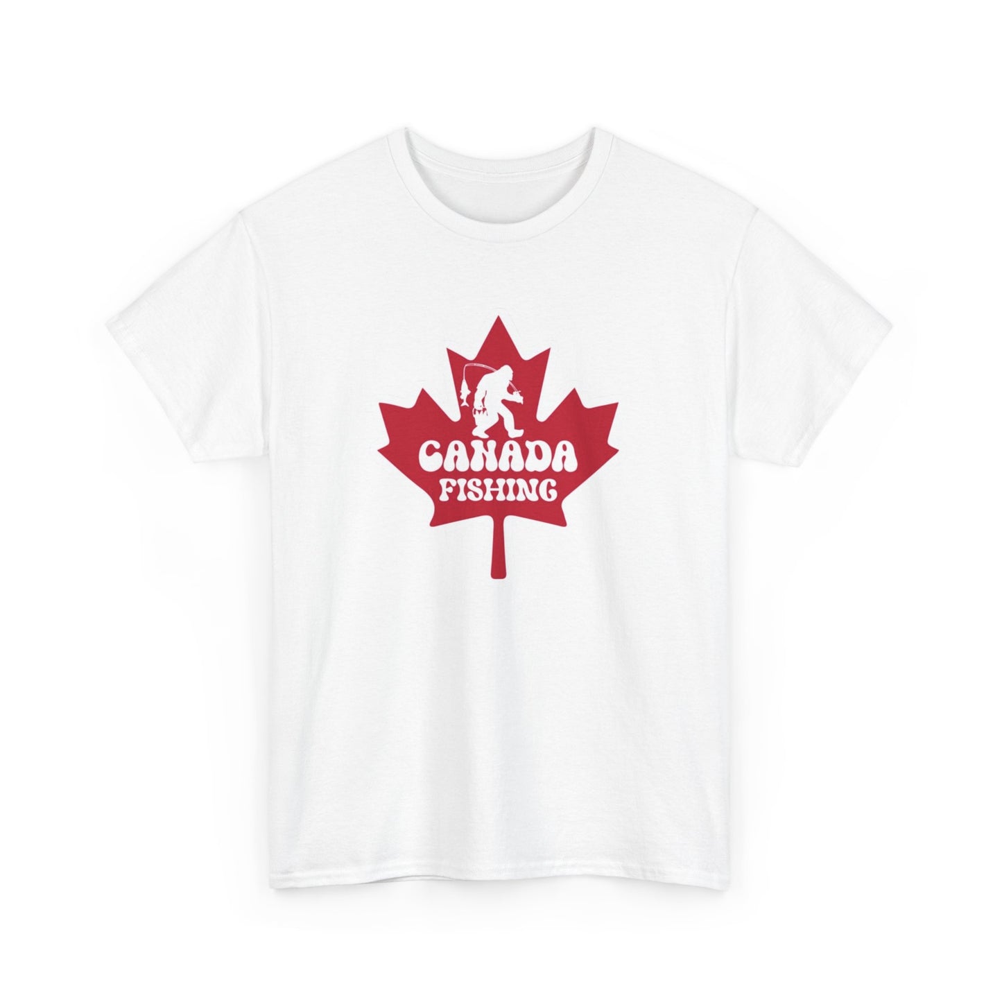 Canada fishing unisex heavy cotton t-shirt