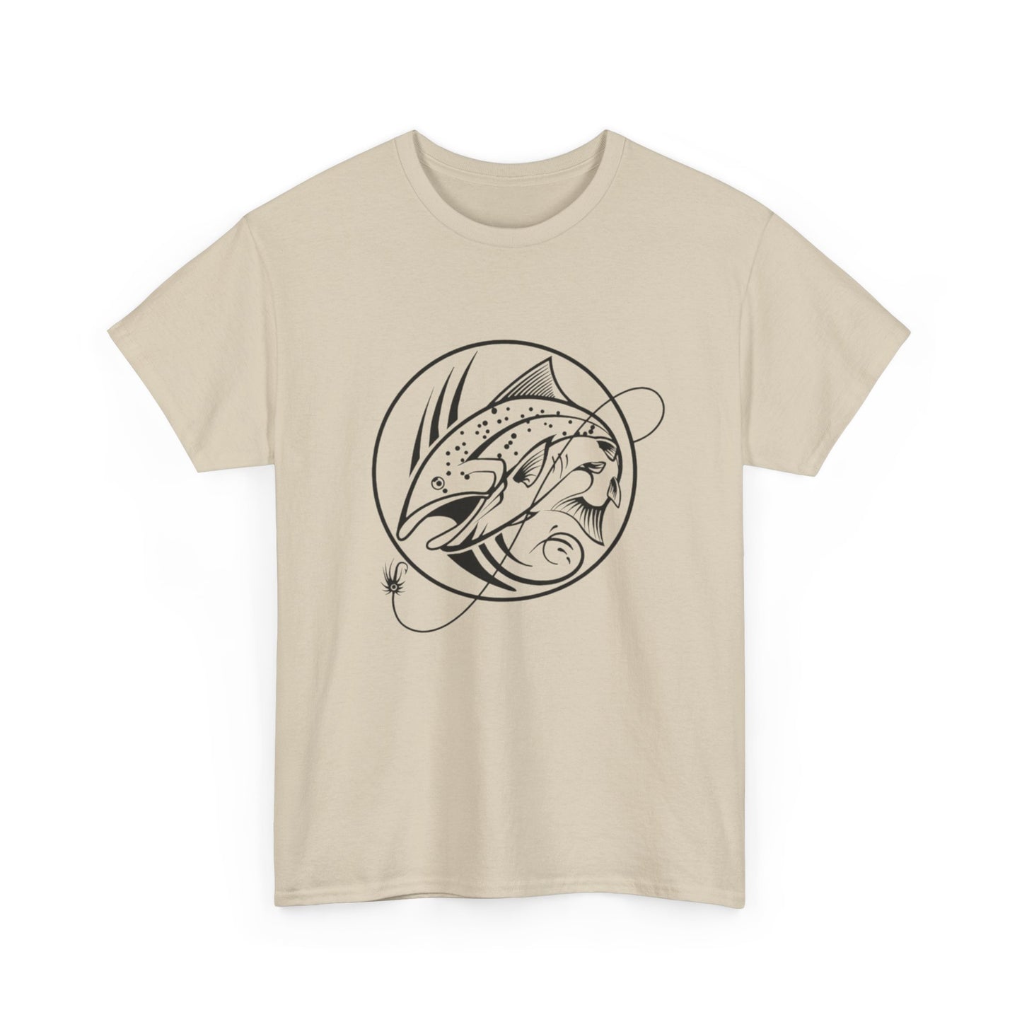Fishing unisex heavy cotton t-shirt