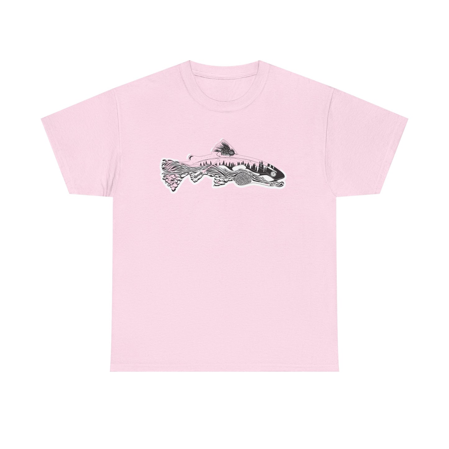 Unique nature fish unisex heavy cotton t-shirt