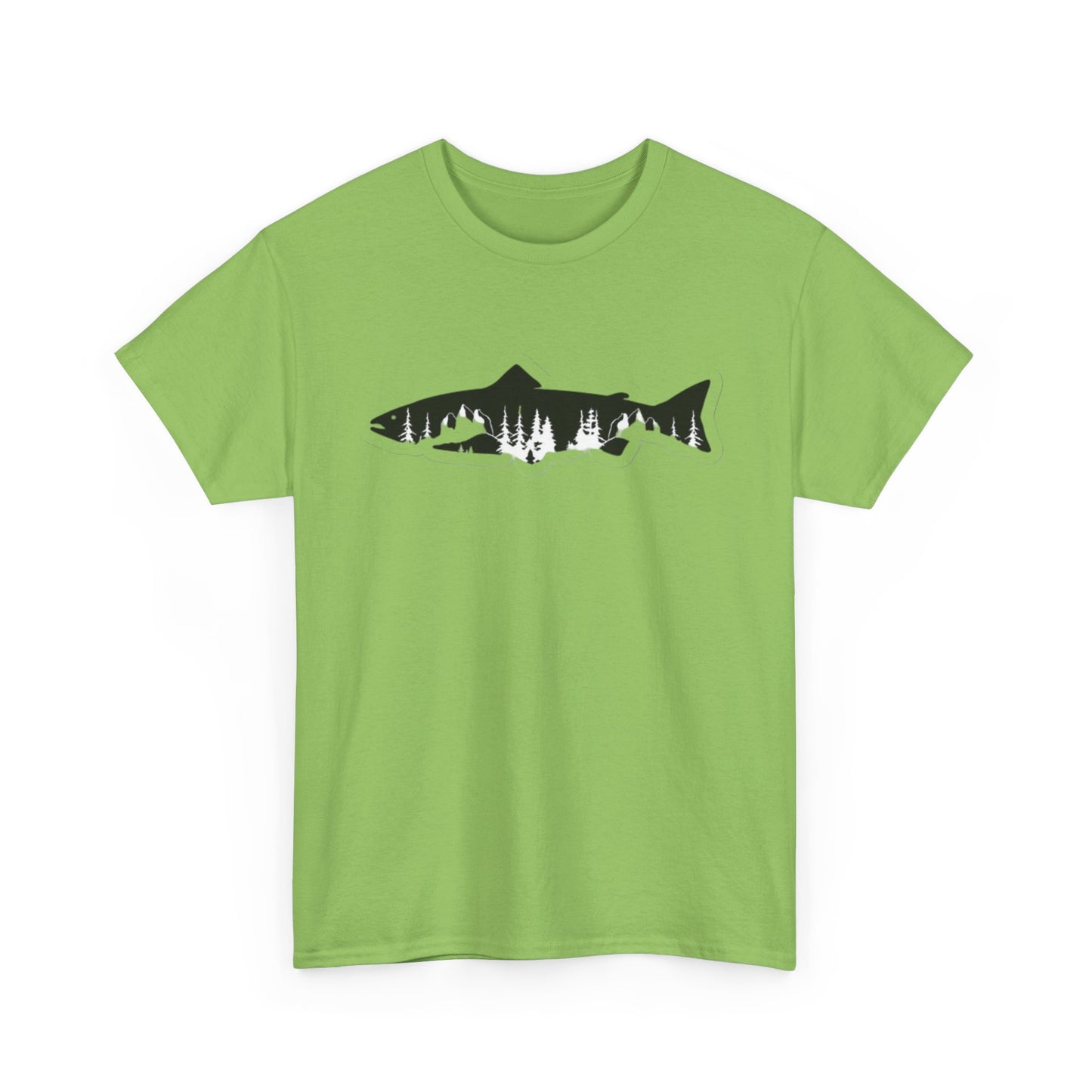 Nature fish unisex heavy cotton t-shirt