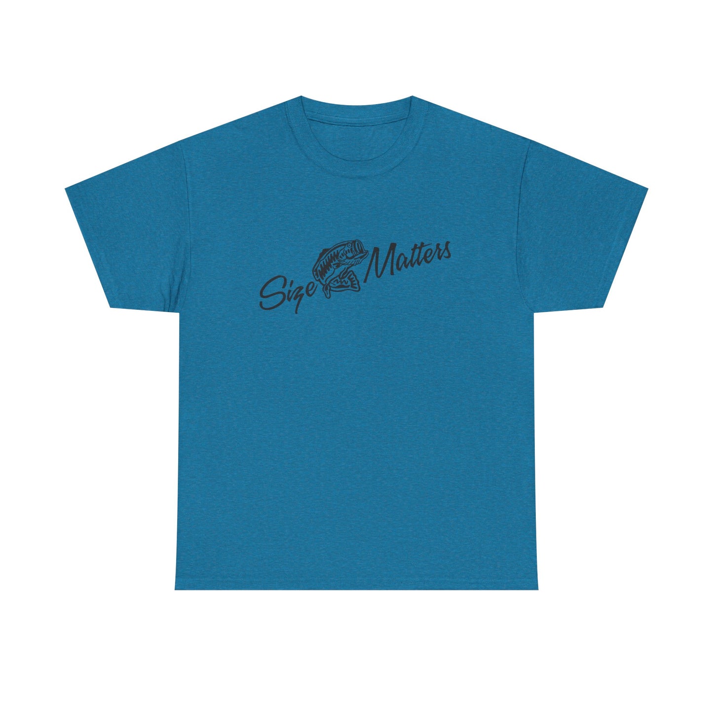 Size matters unisex heavy cotton t-shirt