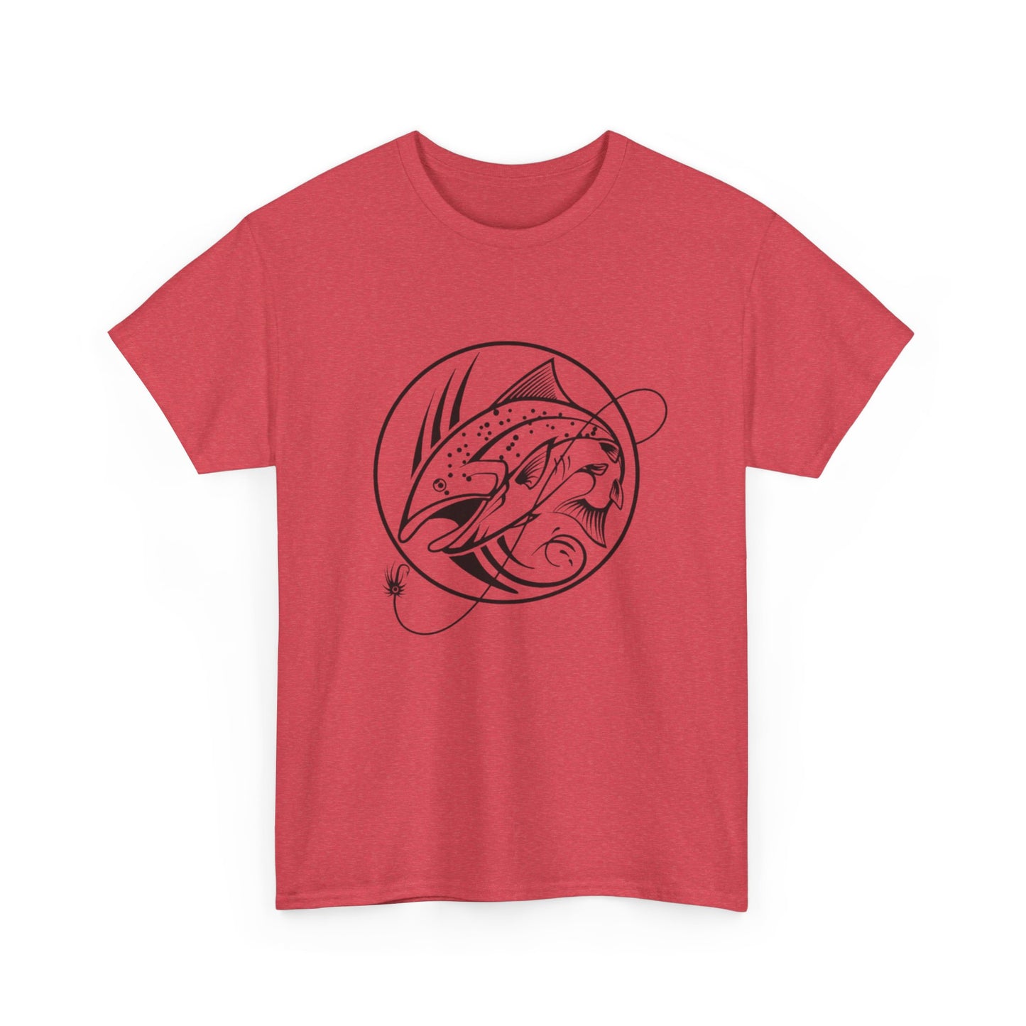 Fishing unisex heavy cotton t-shirt