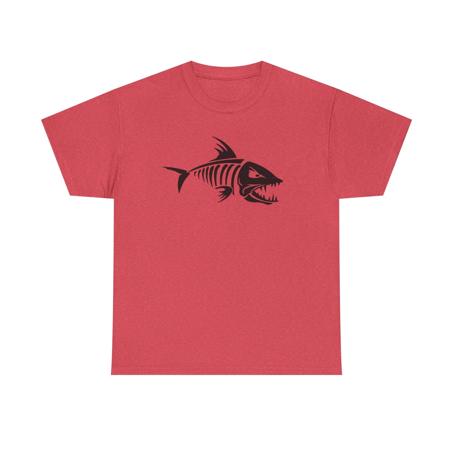 Fish bones unisex heavy cotton t-shirt