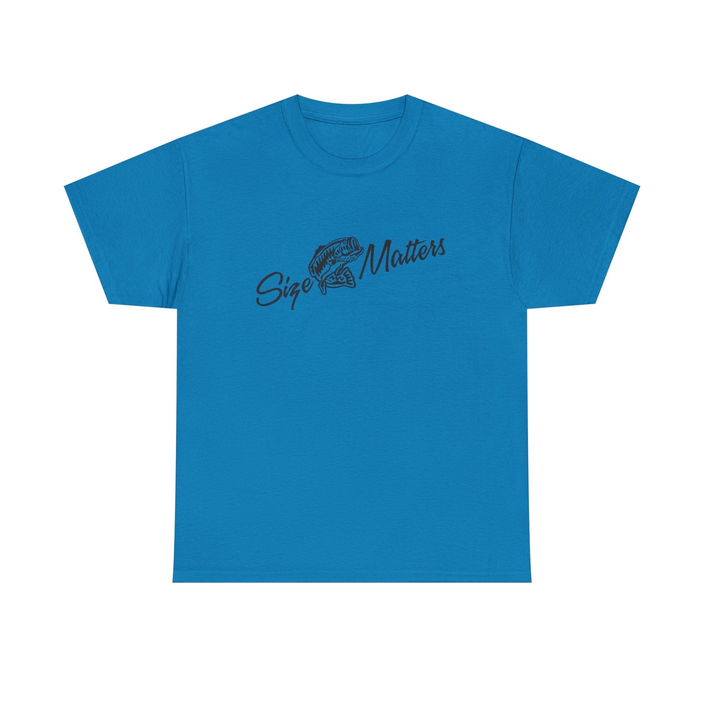 Size matters unisex heavy cotton t-shirt