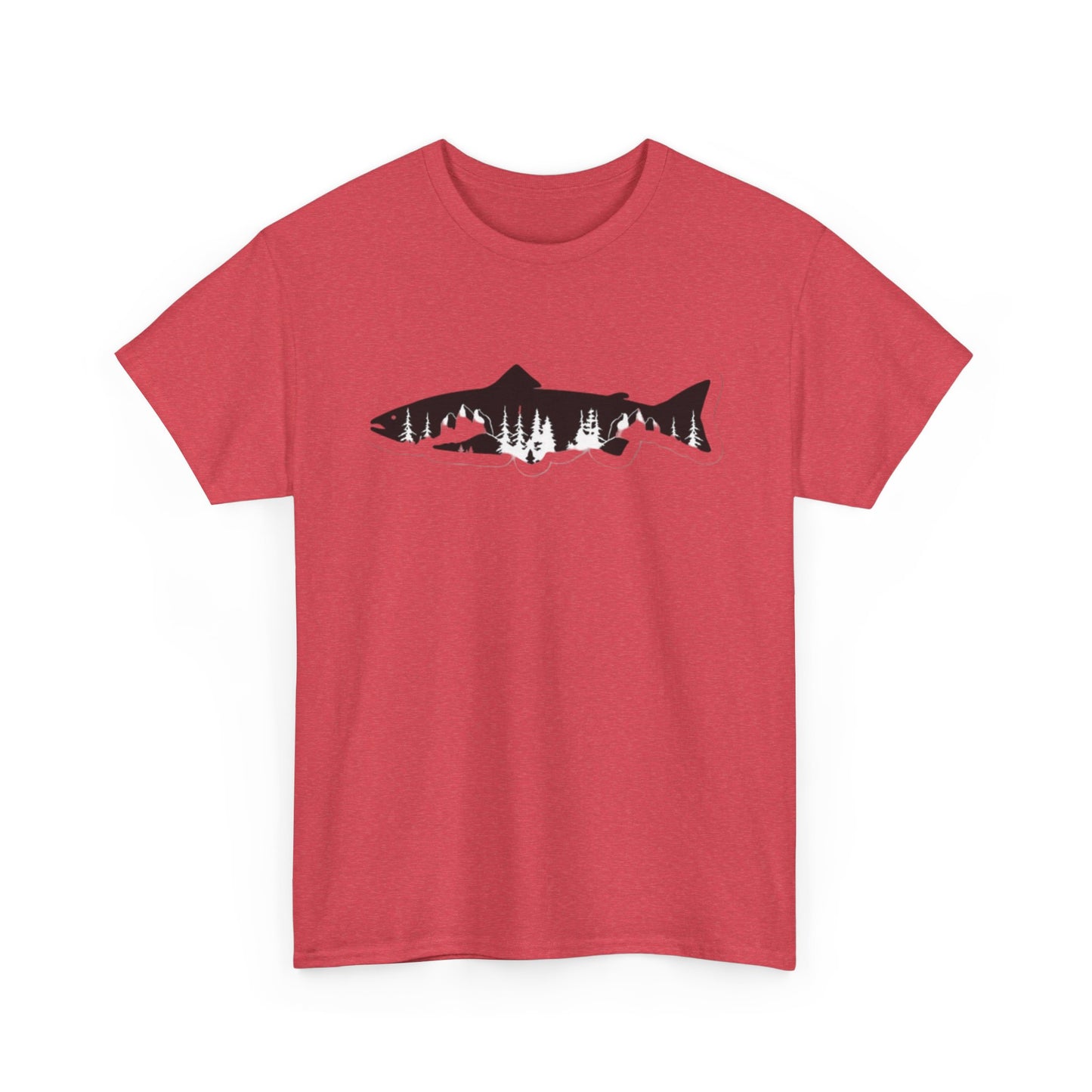 Nature fish unisex heavy cotton t-shirt