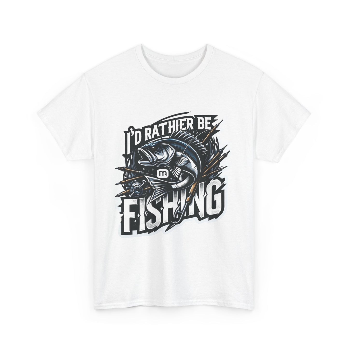 Id rather be fishing unisex heavy cotton t-shirt