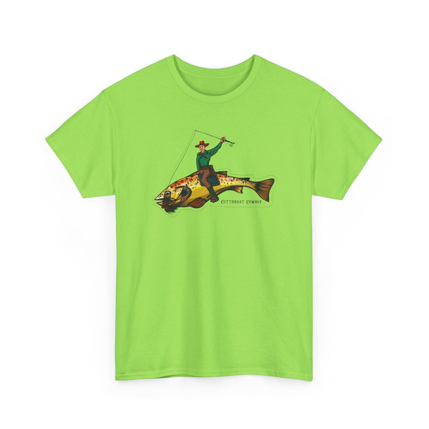 Cut throat cowboy unisex heavy cotton t-shirt