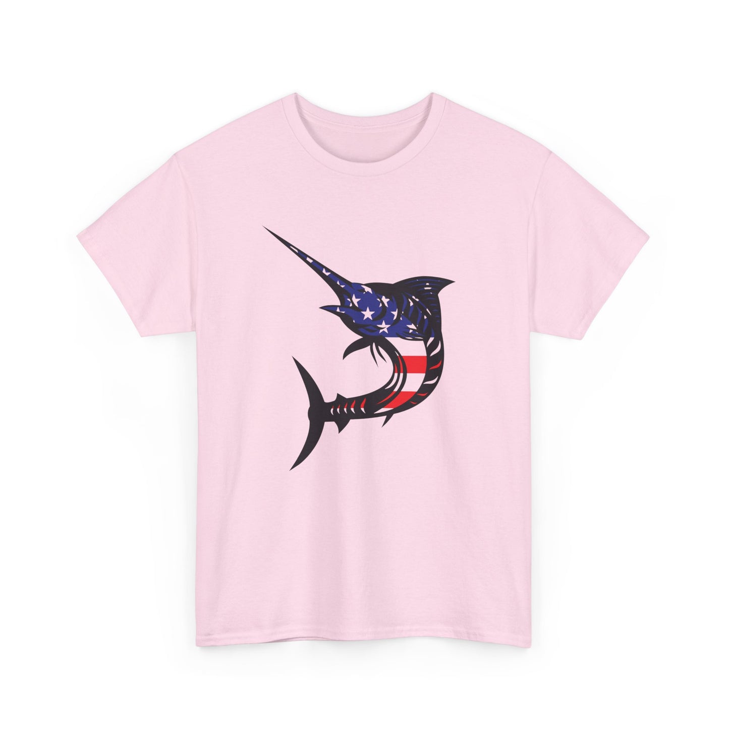 USA sword fish unisex heavy cotton t-shirt