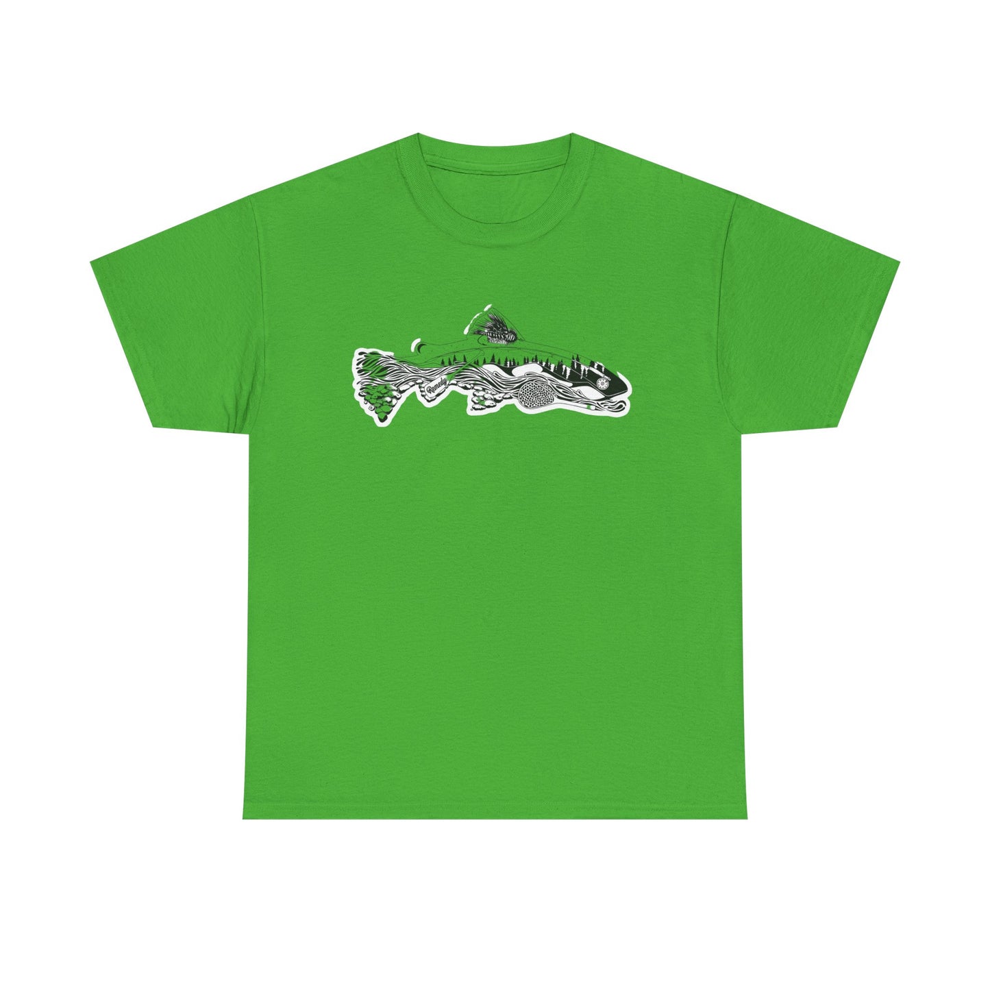 Unique nature fish unisex heavy cotton t-shirt