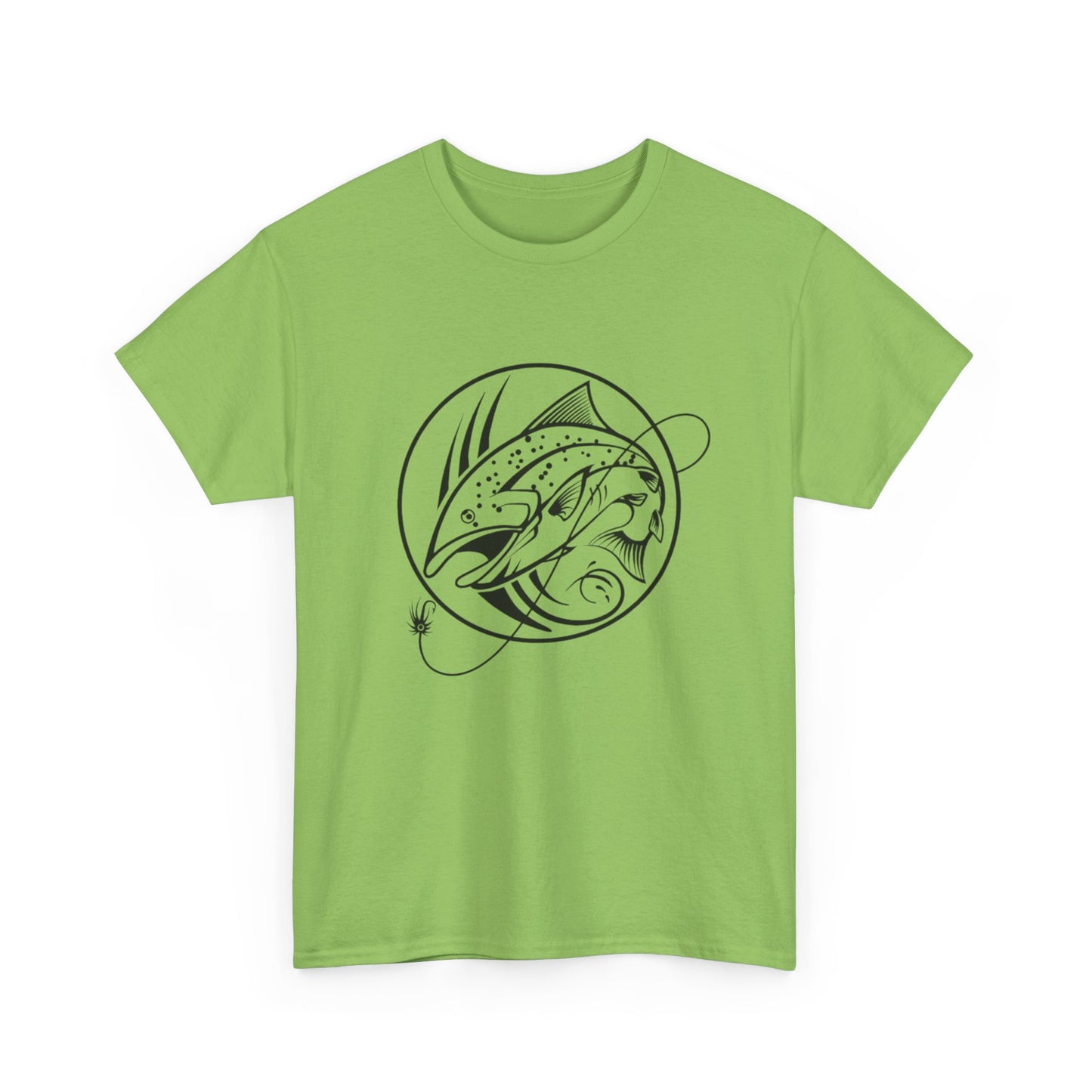 Fishing unisex heavy cotton t-shirt