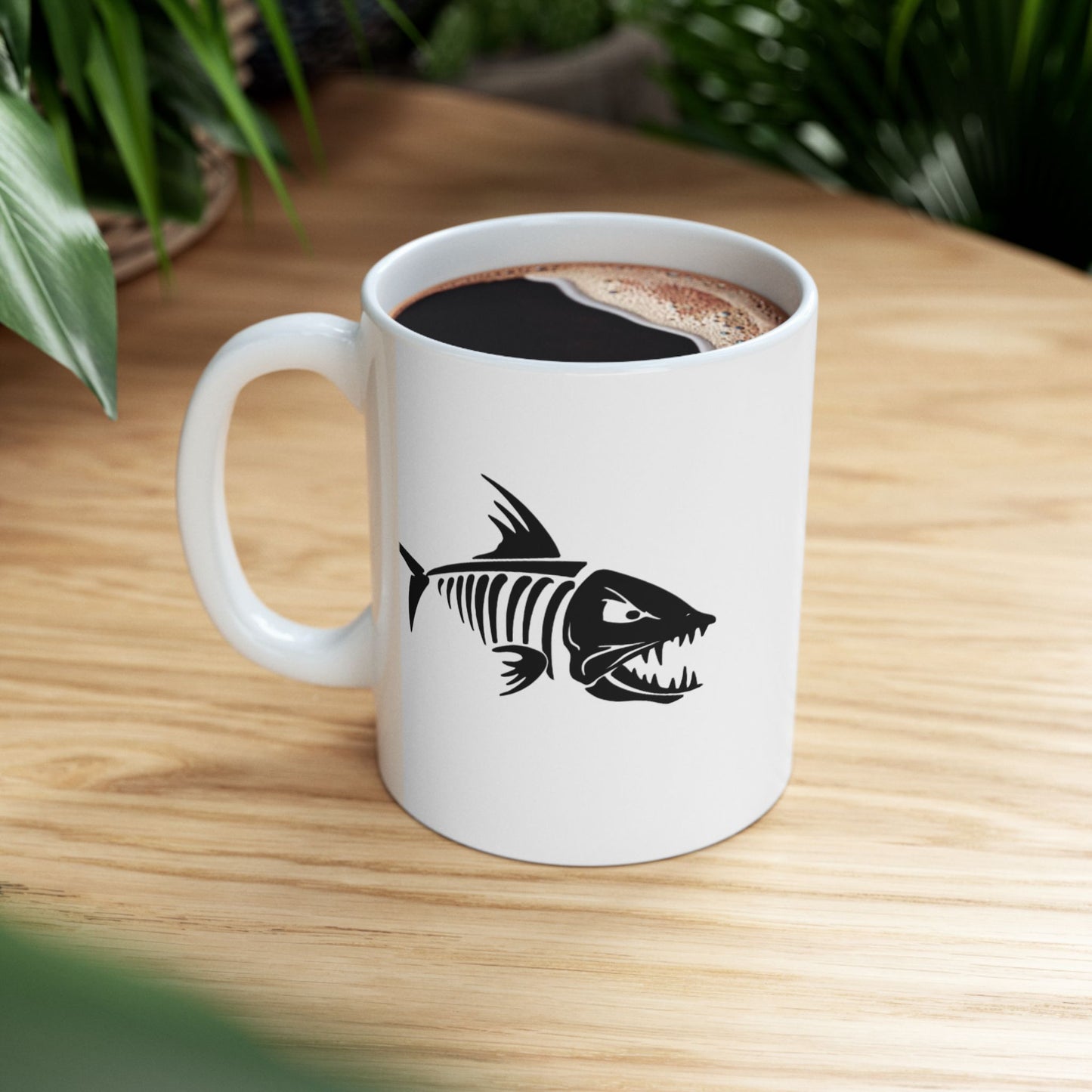 Fish bones mug
