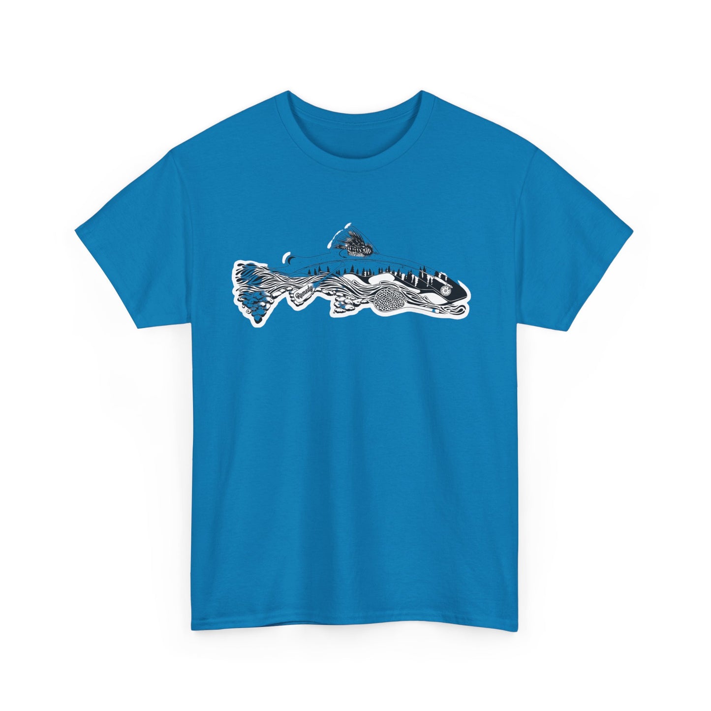 Unique nature fish unisex heavy cotton t-shirt