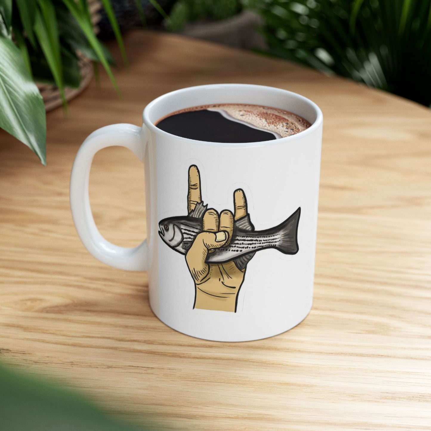 Rock on mug