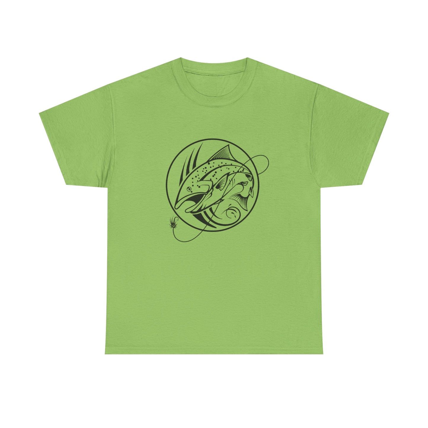 Fishing unisex heavy cotton t-shirt