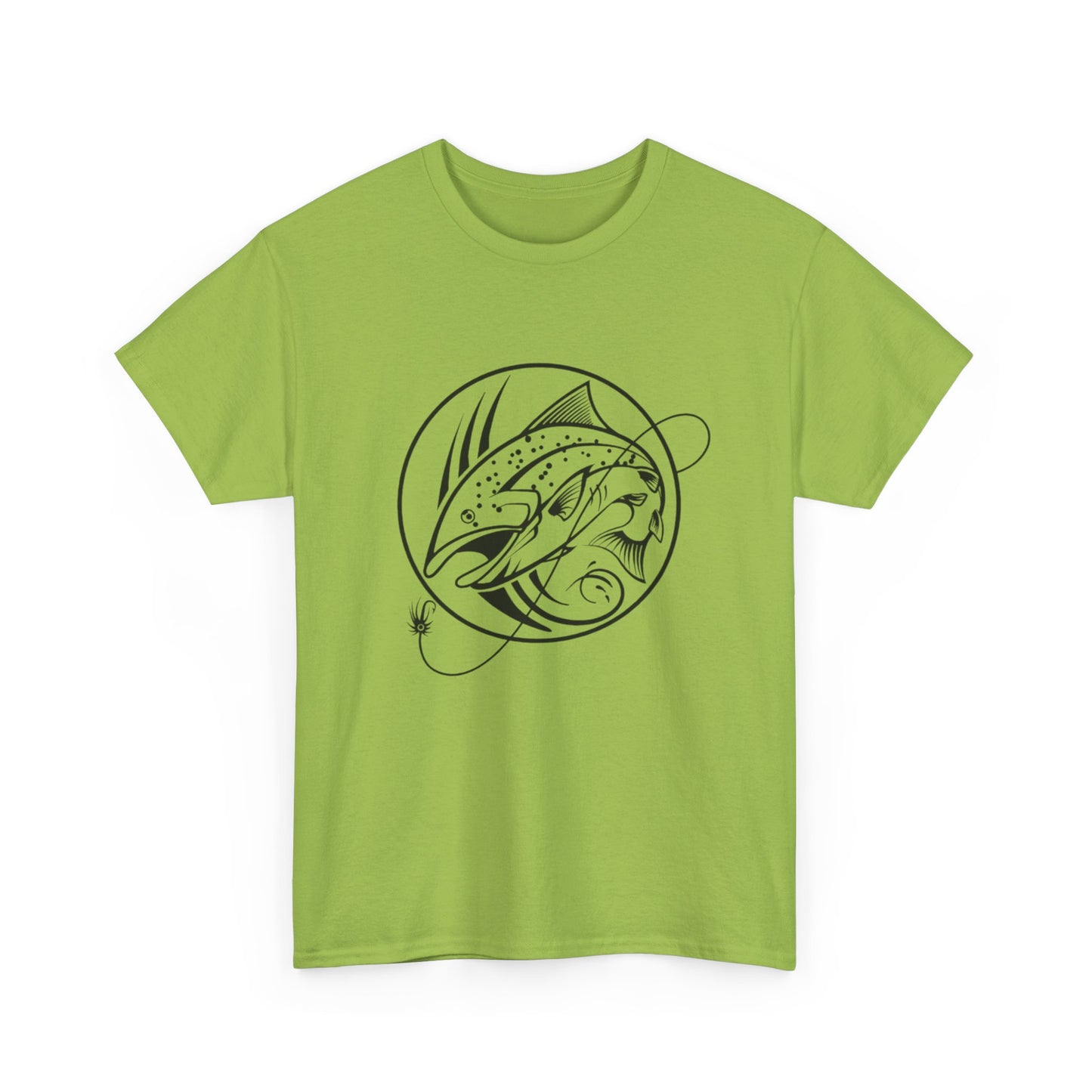 Fishing unisex heavy cotton t-shirt