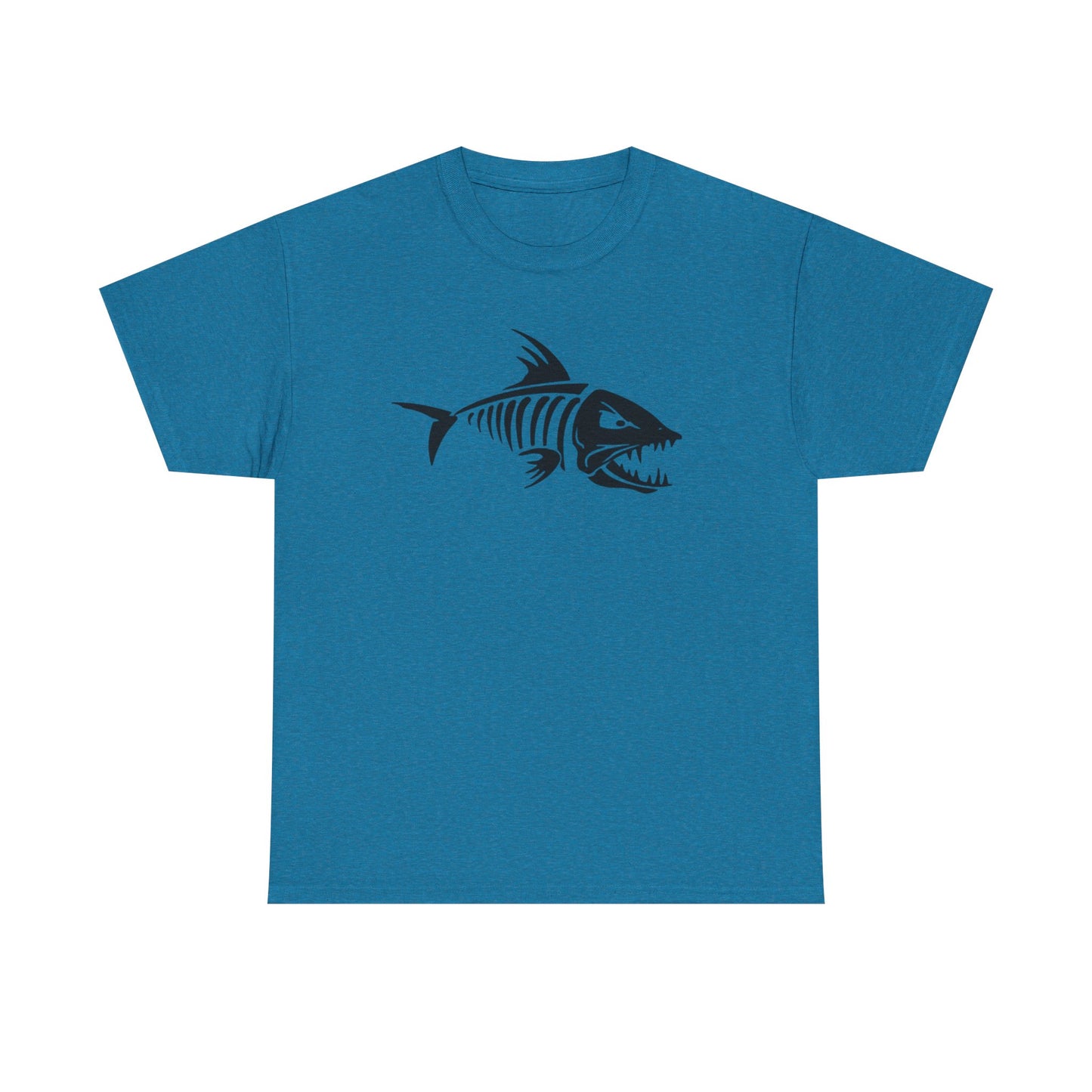 Fish bones unisex heavy cotton t-shirt