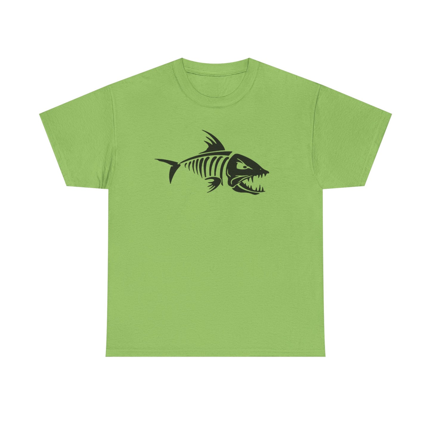 Fish bones unisex heavy cotton t-shirt