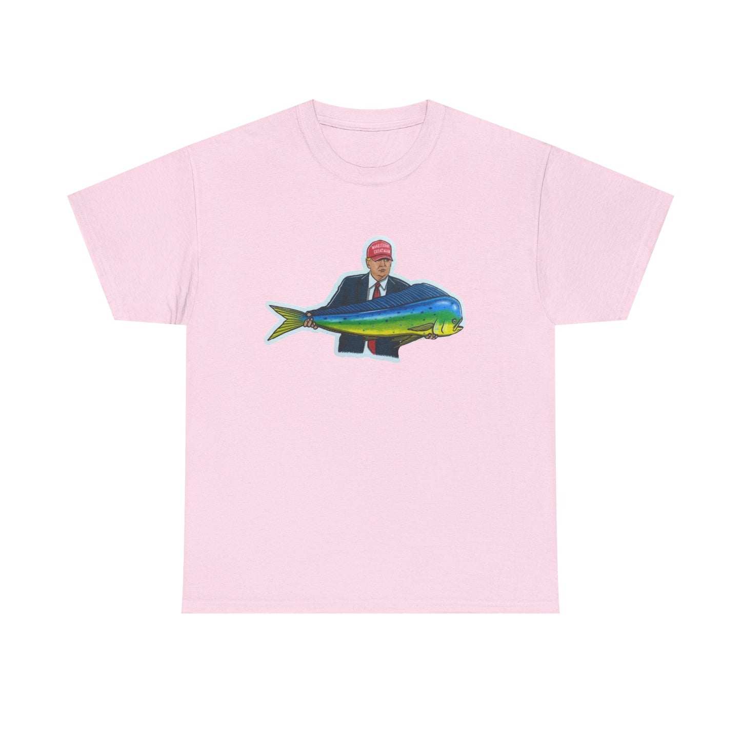 Donald trump fishing unisex heavy cotton t-shirt