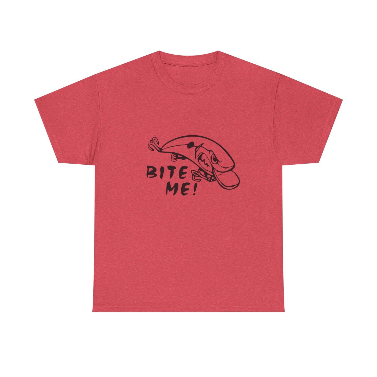 Bite me unisex heavy cotton t-shirt