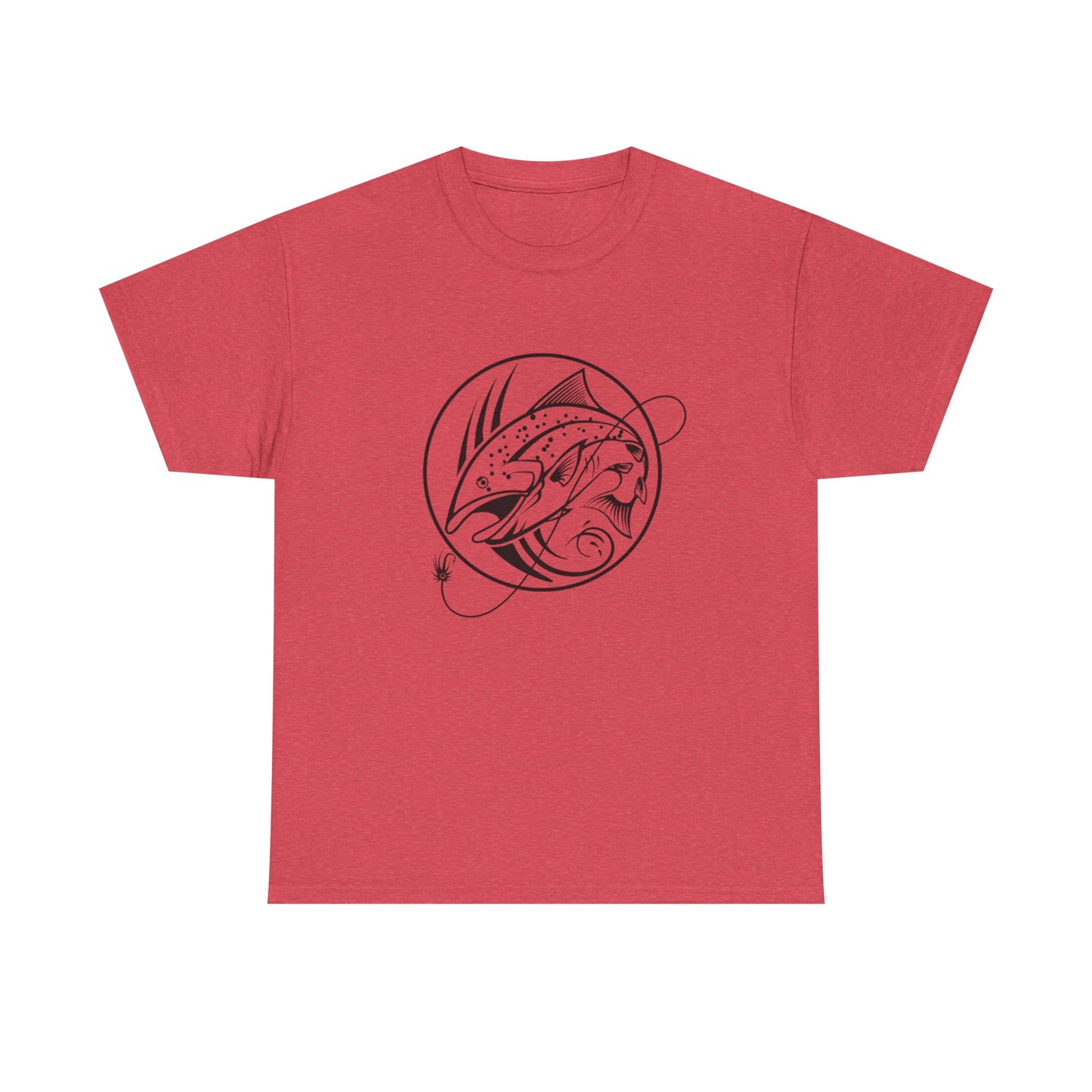 Fishing unisex heavy cotton t-shirt