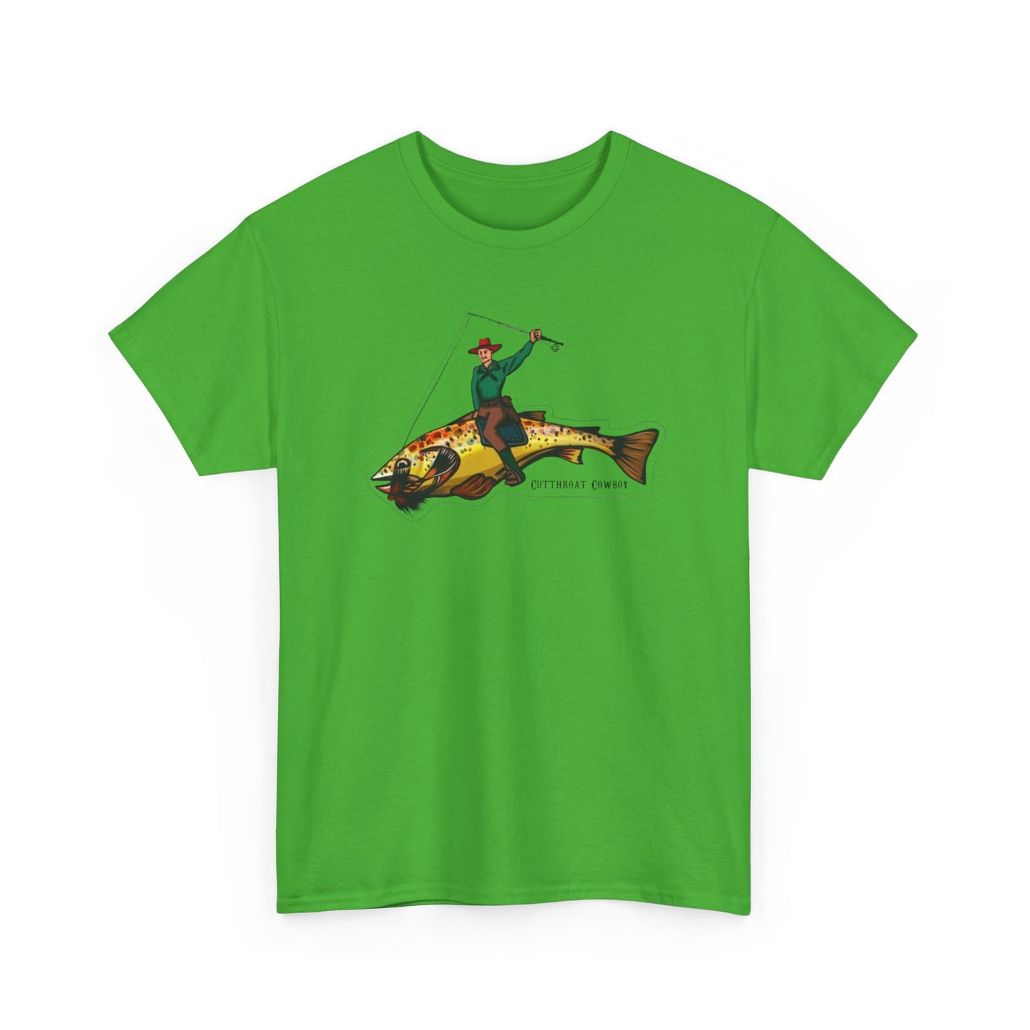 Cut throat cowboy unisex heavy cotton t-shirt