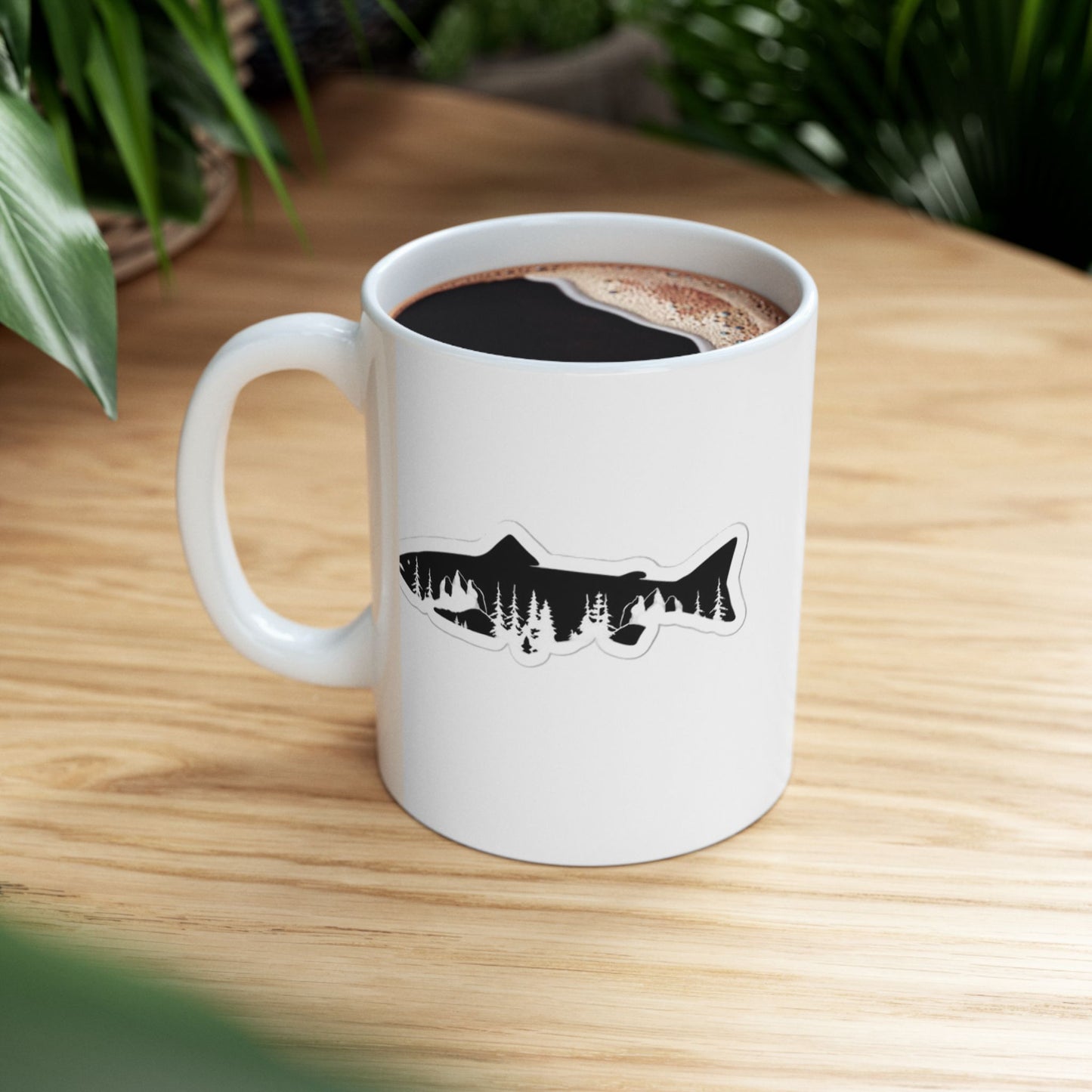 Nature fish mug