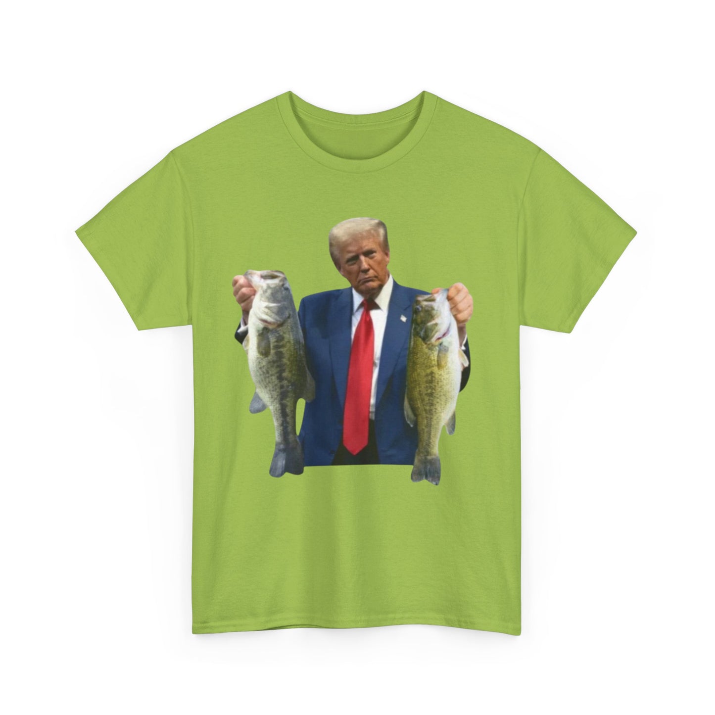 Donald trump fishing unisex heavy cotton t-shirt