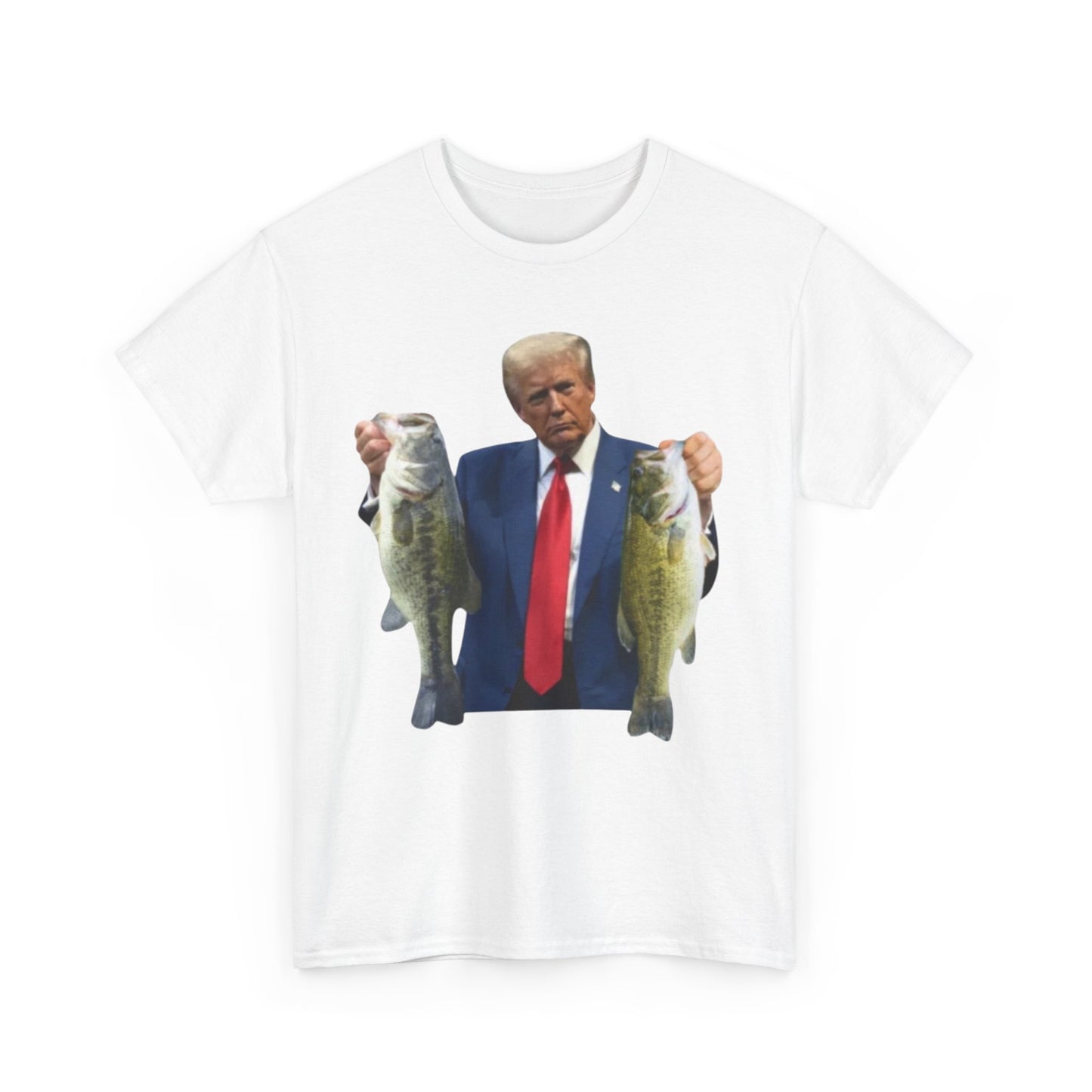 Donald trump fishing unisex heavy cotton t-shirt