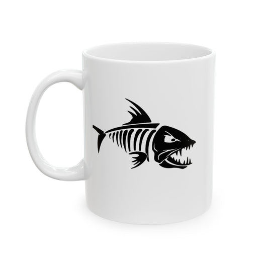 Fish bones mug