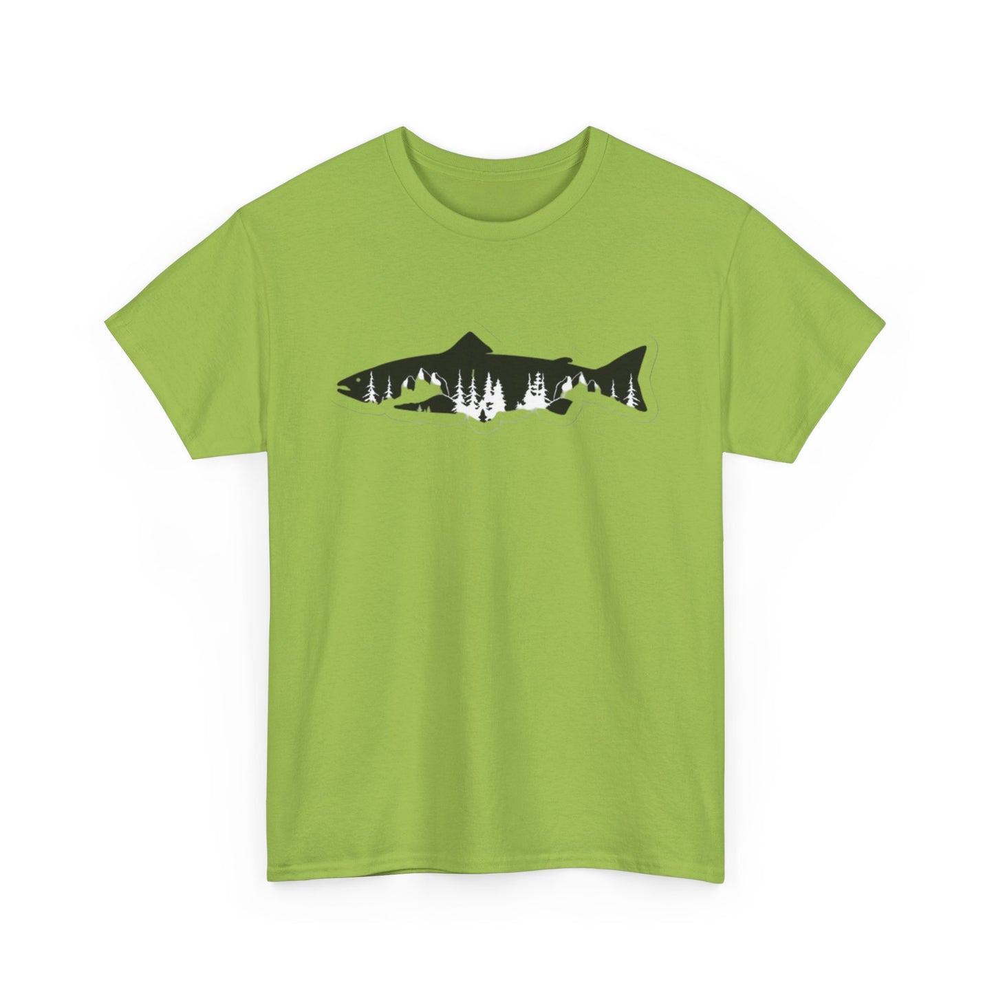 Nature fish unisex heavy cotton t-shirt