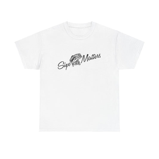 Size matters unisex heavy cotton t-shirt
